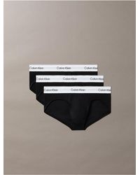 Calvin Klein - 3 Pack Hip Briefs - Lyst