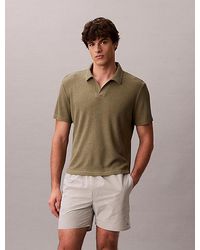 Calvin Klein - Soft Knit Beach Polo Shirt - Lyst