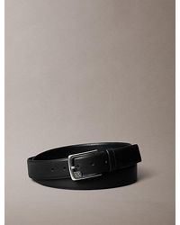 Calvin Klein - Monogram Frame Buckle Belt - Lyst