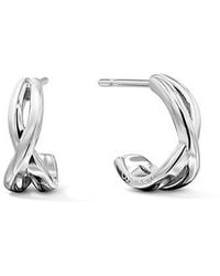 Calvin Klein - Jeans Stainless Steel Infinity Earrings - Lyst
