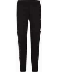 Calvin Klein Pantal�n deportivo con logo - Negro