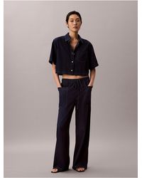 Calvin Klein - Calvin Klein Cotton Lyocell Pull-On Cargo Pants - Lyst