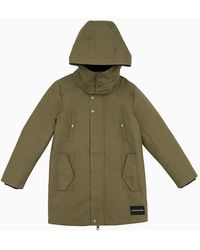 Calvin Klein Parka con capucha - Verde