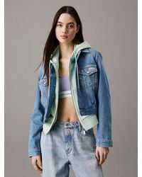 Calvin Klein - Veste Courte En Jean 90's - Lyst