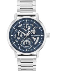 Calvin Klein - Stainless Steel Multifunction Watch - Lyst