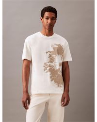Calvin Klein - Night Flower Graphic Classic Crewneck T-shirt - Lyst