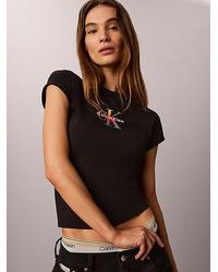 Calvin Klein - Jeans Slim Monogram T-Shirt Pride - Lyst
