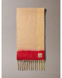 Calvin Klein - Soft Warm Checkered Scarf - Lyst