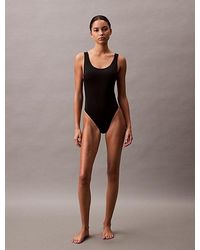 Calvin Klein - Badpak Met Lage Rug - Lyst