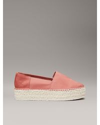 Calvin Klein - Espadrillas Con Plateau - Lyst