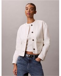 Calvin Klein - Calvin Klein Canvas Jacket - Lyst