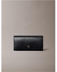 Calvin Klein - Hardware Monogram Long Wallet - Lyst