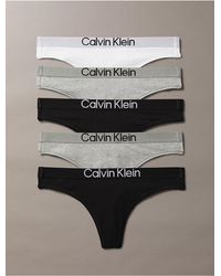 Calvin Klein - Maximum Cotton 5-Pack Thong - Lyst