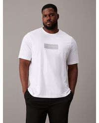 Calvin Klein - Plus Size Cotton Logo T-shirt - Lyst