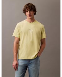 Calvin Klein - T-Shirt Avec Écusson À Logo - Lyst