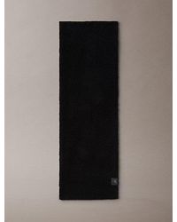 Calvin Klein - Soft Boucle Signature Logo Scarf - Lyst