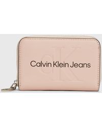 Calvin Klein - Rfid Logo Zip Around Wallet - Lyst