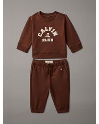 Calvin Klein - Tuta Da Jogging Con Logo Neonato - Lyst