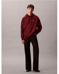 Calvin Klein - Calvin Klein Premium Fleece Relaxed Hoodie - Lyst