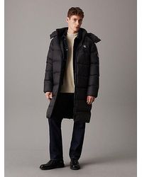 Calvin Klein - Donzen Pufferjas Met Capuchon - Lyst