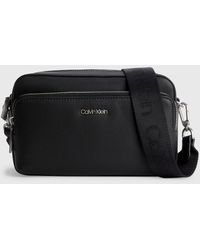 Calvin Klein - Faux Leather Crossbody Bag - Lyst