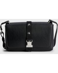 Calvin Klein - Faux Leather Shoulder Bag - Lyst