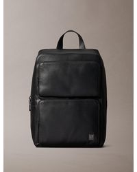 Calvin Klein - Sac À Dos Slim En Saffiano Avec Logo Emblématique - Lyst