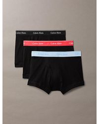 Calvin Klein - 3 Pack Trunks Cotton Classics - Lyst