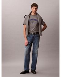 Calvin Klein - Jeans Embroidered Nyc Logo T-Shirt - Lyst