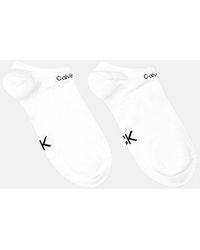 Calvin Klein - 2-Pack Vochtafvoerende Performance Enkelsokken - Lyst
