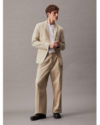 Calvin Klein - Pantalón plisado holgado de SeaCell - Lyst