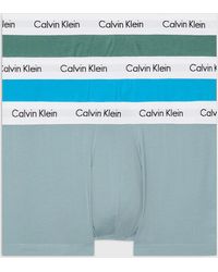 Calvin Klein - Pack Of 3 Black White And Heather S Boxer Briefsunderwear - Lyst