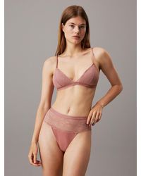 Calvin Klein - High Waisted Thong - Lyst