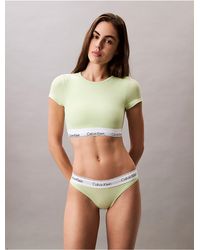 Calvin Klein - Icon Cotton Modal T-Shirt Bralette - Lyst