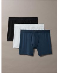Calvin Klein - 3 Pack Boxer Briefs - Ck Black - Lyst