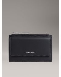 Calvin Klein - Porta Carte Rfid Con Zip - Lyst