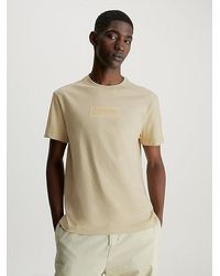 Calvin Klein - Logo-T-Shirt aus Baumwolle - Lyst