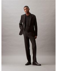 Calvin Klein - Tropical Wool Blend Slim Fit Pants - Lyst