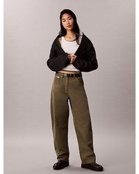 Calvin Klein - Jeans Cotton Twill Utility Trousers - Lyst