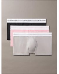 Calvin Klein - Icon Modal Mesh 3-Pack Low Rise Trunk - Lyst