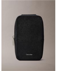 Calvin Klein - Refined Saffiano Phone Crossbody Bag - Lyst