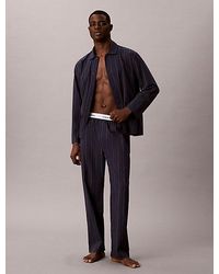 Calvin Klein - Pants Pyjama Set Cotton Poplin - Lyst