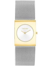 Calvin Klein - Ck Pulse Two-Tone Steel Bracelet Watch - Lyst