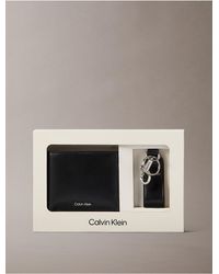 Calvin Klein - Hardware Logo Coin Wallet & Key Fob - Lyst