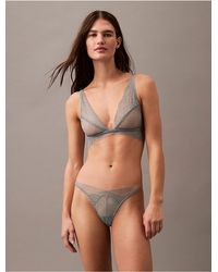 Calvin Klein - Triangle Bra - Lyst