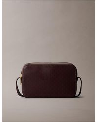 Calvin Klein - Allover Emblem Logo Camera Bag - Lyst