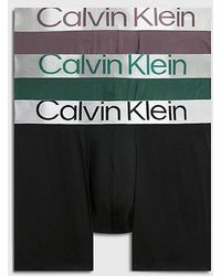 Calvin Klein - 3-pack Boxers Lang - Steel Micro - Lyst