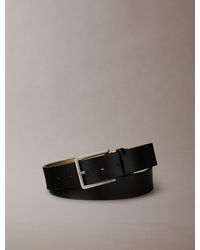 Calvin Klein - Full-Grain Leather Belt - Lyst
