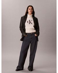 Calvin Klein - Jeans Monologo Turtleneck Jumper - Lyst
