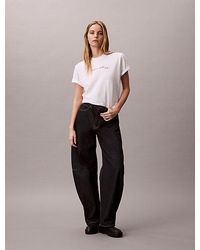 Calvin Klein - Jeans Relaxed Script Logo T-Shirt - Lyst